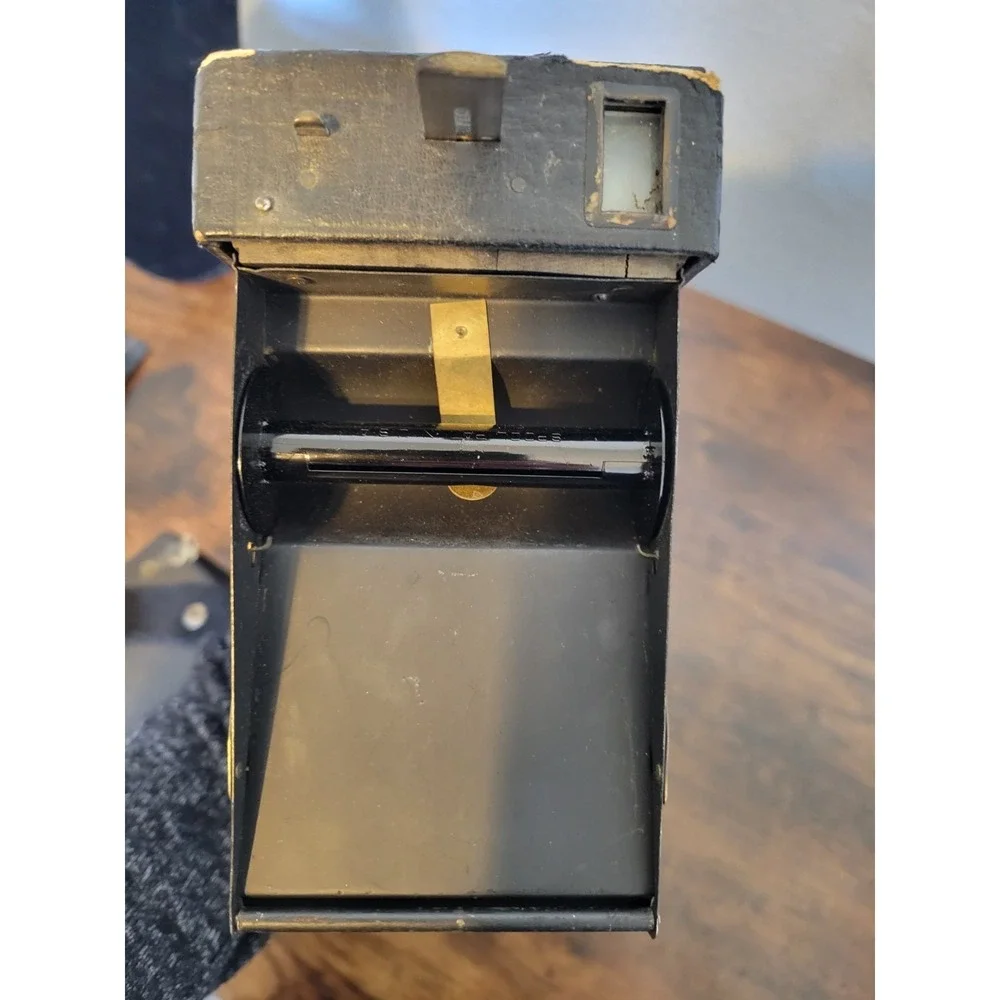Vintage Eastman Kodak No. 2-A‎ Brownie Box Camera Made In USA Shutter Works